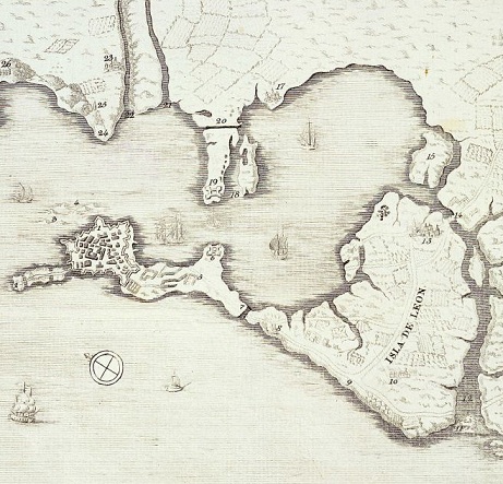 Datei:Cádiz und Isla de León 1813.jpg