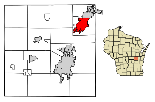 Datei:Winnebago County Wisconsin Incorporated and Unincorporated areas Neenah Highlighted.svg.png